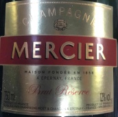 梅西埃酒莊珍藏極干型香檳(Mercier Brut Reserve, Champagne, France)