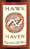 鷹港酒莊業(yè)主混合干紅葡萄酒(Hawk Haven Proprietor's Red Blend, New Jersey, USA)