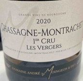 墨銀父子酒莊維奇園（夏山-蒙哈榭一級(jí)園）白葡萄酒(Domaine Andre Moingeon & Fils Les Vergers, Chassagne-Montrachet Premier Cru, France)