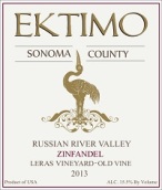 艾鷺酒莊老藤仙粉黛干紅葡萄酒(Ektimo Vineyards Old Vine Zinfandel, Russian River Valley, USA)