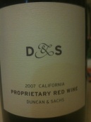 哈恩D&S私家干紅葡萄酒(Hahn D&S Proprietary Red Wine, California, USA)
