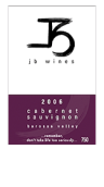 JB酒莊赤霞珠干紅葡萄酒(JB Cabernet Sauvignon, Barossa Valley, Australia)