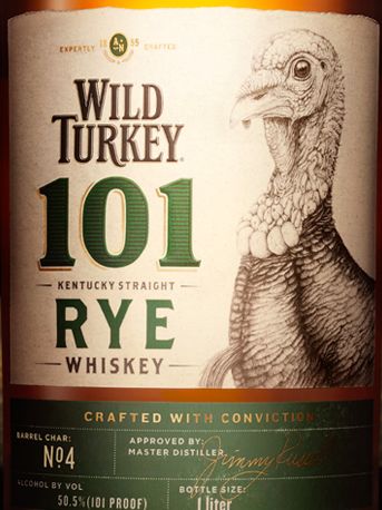 Wild Turkey 101 Kentucky Straight Rye Whiskey, Kentucky, USA-野火