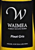 威美亞酒莊灰皮諾白葡萄酒(Waimea Estates Pinot Gris, Nelson, New Zealand)