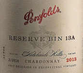 奔富珍藏Bin A霞多麗白葡萄酒(Penfolds Reserve Bin A Chardonnay, Adelaide Hills, Australia)