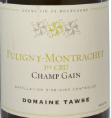 圖詩(shī)酒莊香閣（普里尼-蒙哈榭一級(jí)園）白葡萄酒(Domaine Tawse les Champ Gains, Puligny-Montrachet 1er Cru, France)