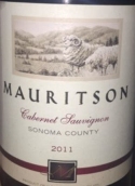 瑪麗臣酒莊赤霞珠干紅葡萄酒(Mauritson Cabernet Sauvignon, Sonoma County, USA)