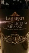 蘭碧堤瓦坡里切拉里帕索紅葡萄酒(Lamberti Valpolicella Ripasso, Veneto, Italy)