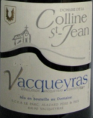 圣讓丘酒莊瓦給拉斯紅葡萄酒(La Colline St Jean, Vacqueyras, France)