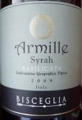 比斯切利亚酒庄阿米尔西拉红葡萄酒(Bisceglia Armille Syrah, Basilicata, Italy)