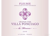 朋夏歌酒莊百花珍藏紅葡萄酒(Villa Ponciago Fleurie la Reserve, Beaujolais, France)