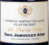 嘉伯樂酒莊皮爾父子園上帝之意紅葡萄酒(Paul Jaboulet Aine Domaine de Pere et Fille Plan de Dieu, Cotes du Rhone Villages, France)