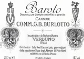 G.B.布洛托酒莊卡努比巴羅洛紅葡萄酒(G.B. Burlotto Cannubi Barolo DOCG, Verduno, Italy)