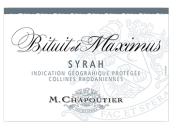 莎普蒂爾酒莊比圖特與馬克西姆西拉紅葡萄酒(M Chapoutier Bituit et Maximus Syrah, Collines Rhodaniennes, France)