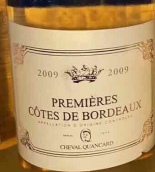 凱馬酒莊甜白葡萄酒(Cheval Quancard Blanc Doux, Premieres Cotes de Bordeaux, France)