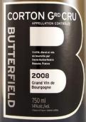 巴特菲爾德酒莊科爾登特級(jí)園紅葡萄酒(Butterfield Corton Grand Cru, Cote de Beaune, France)