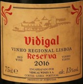 維迪加爾酒莊珍藏紅葡萄酒(Vidigal Reserva, Vinho Regional Lisboa, Portugal)