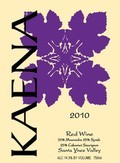 凱納酒莊干紅葡萄酒(Kaena wine Red Wine, Santa Ynez Valley, USA)