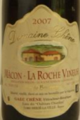 香奈酒莊拉洛奇維納斯干紅葡萄酒(Domaine Chene Macon La Roche-Vineuse, Burgundy, France)