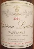 拉利伯特酒莊貴腐甜白葡萄酒(Chateau Laribotte, Sauternes, France)