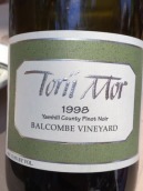 特禮莫爾巴爾科姆莊園黑皮諾干紅葡萄酒(Torii Mor 'Balcombe Vineyard' Pinot Noir, Willamette Valley, USA)