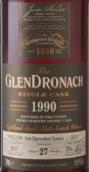 格蘭多納1990年份1014號(hào)單桶27年蘇格蘭單一麥芽威士忌(The GlenDronach 1990 Single Cask 1014 Aged 27 Years Single Malt Scotch Whisky, Highlands, UK)