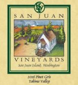 圣胡安灰皮諾干白葡萄酒(San Juan Vineyards Pinot Gris, Yakima Valley, USA)