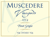 穆謝代雷灰皮諾干白葡萄酒(Muscedere Vineyards Pinot Grigio, Ontario, Canada)