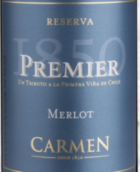 卡門優(yōu)級珍藏梅洛干紅葡萄酒(Carmen Premier Reserva Merlot, Colchagua Valley, Chile)