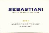 塞巴斯蒂梅洛紅葡萄酒（亞歷山大谷）(Sebastiani Merlot, Alexander Valley, USA)