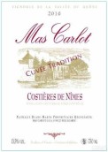 Mas Carlot Costieres de Nimes Cuvee Tradition Rouge, Rhone, France