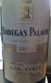 帕拉西奥酒庄丹魄红葡萄酒(Bodegas Palacio Tempranillo, Rioja DOCa, Spain)