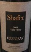思福防火线桑娇维塞干红葡萄酒(Shafer Firebreak Sangiovese, Stags Leap District, USA)