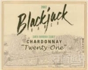 黑杰克21霞多麗干白葡萄酒(Blackjack Ranch Twenty One Chardonnay, Santa Barbara County, USA)