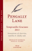 潘佳麗酒莊丹魄-格拉西亞諾混釀干紅葡萄酒(Pengally Lane Tempranillo-Graciano, Bendigo, Australia)