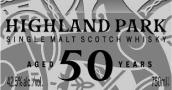 高原騎士50年蘇格蘭單一麥芽威士忌(Highland Park Aged 50 Years Single Malt Scotch Wshisky, Orkney, UK)