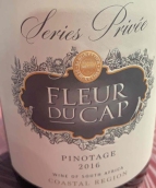 好望角酒莊私人系列皮諾塔吉紅葡萄酒(Fleur du Cap Series Privee Pinotage, Coastal Region, South Africa)