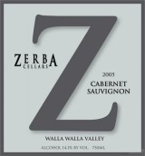 斑馬赤霞珠干紅葡萄酒(Zerba Cellars Cabernet Sauvignon, Walla Walla Valley, USA)