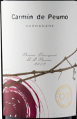 干露酒莊樸莫緋紅佳美娜紅葡萄酒(Concha y Toro Carmin de Peumo Carmenere, Cachapoal Valley, Chile)