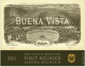 維斯塔社會莫尼耶皮諾干紅葡萄酒(Buena Vista Winery Vinicultural Society Pinot Meunier , Carneros, USA)