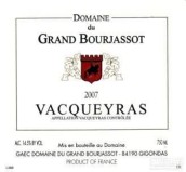 大布爾杰索特莊園干紅葡萄酒(Domaine du Grand Bourjassot, Vacqueyras, France)