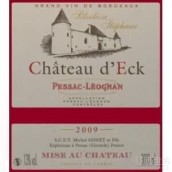 艾克酒莊紅葡萄酒(Chateau d'Eck, Pessac-Leognan, France)