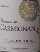 卡密楠酒莊羅訥河谷丘紅葡萄酒(Domaine de Carmignan, Cotes du Rhone, France)