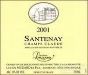 路西安·莫扎德酒莊香克勞德（桑特奈村）白葡萄酒(Domaine Lucien Muzard Champs Claude Blanc, Santenay, France)