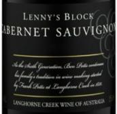 本波次酒莊蘭尼赤霞珠干紅葡萄酒(Ben Potts Wines Lenny’s Block Cabernet Sauvignon, Langhorne Creek SA, Australia)