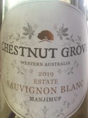 栗樹林酒莊長(zhǎng)相思白葡萄酒(Chestnut Grove Estate Sauvignon Blanc, Manjimup, Australia)