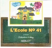 艾科勒梅洛干紅葡萄酒(L’ecole no 41 Merlot, Columbia Valley, USA)