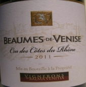 巴瑪維尼蒂酒莊干紅葡萄酒(Vignobles de Balma Venitia, Beaumes-de-Venise, France)