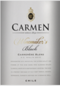 卡門釀酒師黑佳美娜混釀紅葡萄酒(Carmen Winemaker's Black Carmenere Blend, Apalta, Chile)