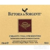 索亨提酒莊瑞斯比諾紅葡萄酒(Fattoria Le Sorgenti Respiro, Chianti Colli Fiorentini DOCG, Italy)